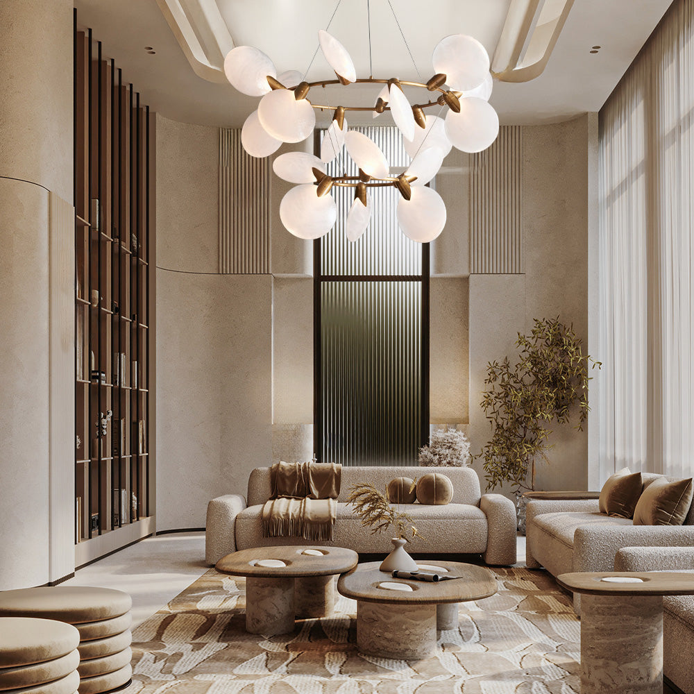 Lylo 2-Tiered Halo Chandelier