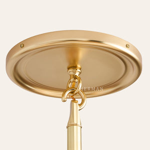 Enzo 48" Glass Double Tier Chandelier