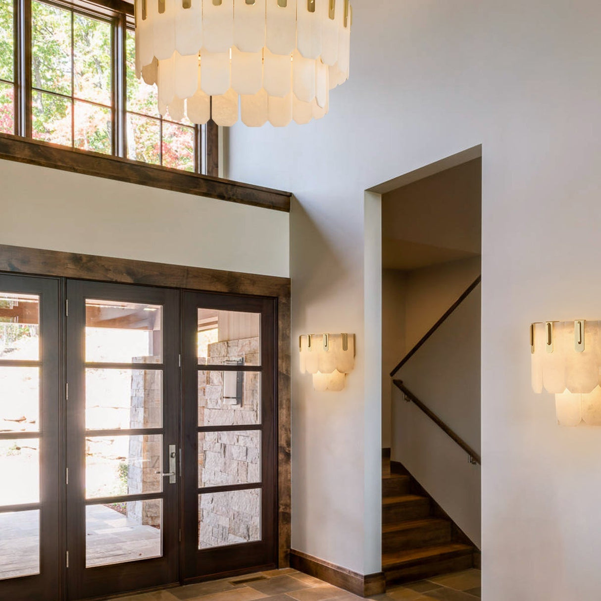 Nadia Alabaster LED Sconce