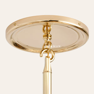 Enzo 36" Glass Round Chandelier