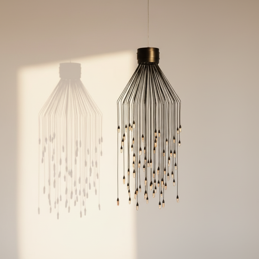 Ambert Crystal Rain Chandelier