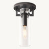 Aisha Glass Cylinder Flushmount