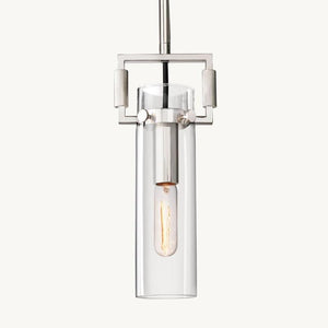 Aisha Glass Cylinder Pendant