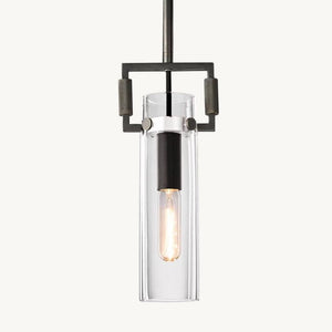 Aisha Glass Cylinder Pendant