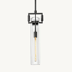 Aisha Glass Cylinder Pendant