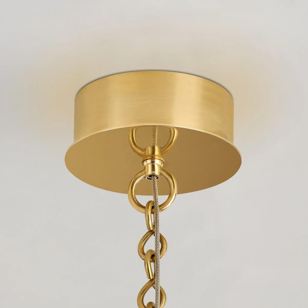 Alabaster Tube Glass Globe Pendant
