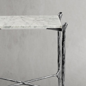 Thaddeus Square Marble Side Table