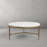 Thaddeus Marble Round Coffee Table