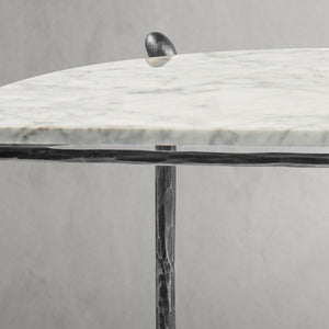 Thaddeus Horn Semi-Circle Marble Console Table