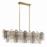 Eddifod Linear 14-Light Chandelier