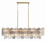 Eddifod Linear 14-Light Chandelier