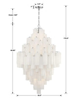 Eddifod Tiered 20-Light Chandelier