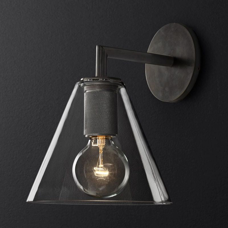 Aidas Funnel Shade Sconce