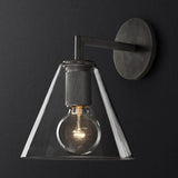 Aidas Funnel Shade Sconce