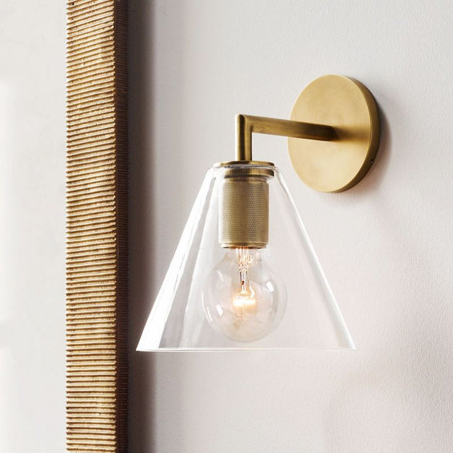 Aidas Funnel Shade Sconce