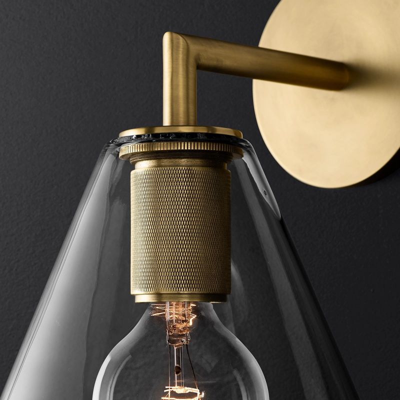 Aidas Funnel Shade Sconce