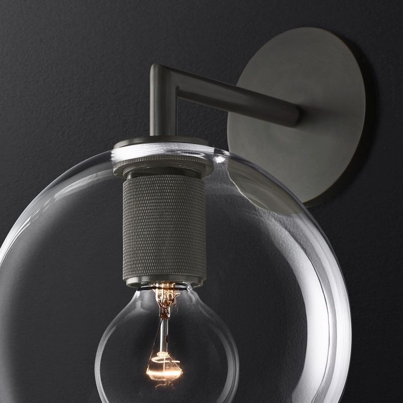Aidas Globe Shade Sconce