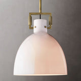 Aidas Milk Glass Cloche Pendant