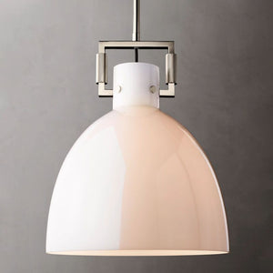 Aidas Milk Glass Cloche Pendant