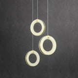 Alabaster Staircase Chandelier Light