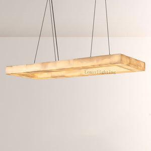 Alabaster Ezreal Rectangular Chandelier 72"