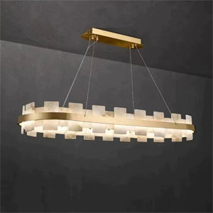 Alabaster Pomois Modern Chandelier