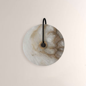 Aperto Marble Disc Luxury Wall Sconce