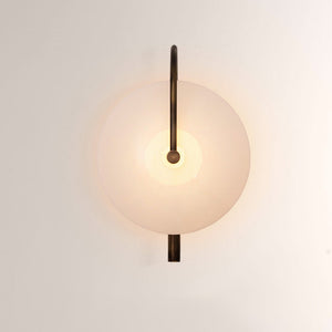 Aperto Orb Glass Bronze Wall Sconce