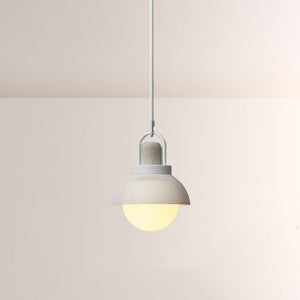 Arcane Perforated Metal Wood Orb Pendant