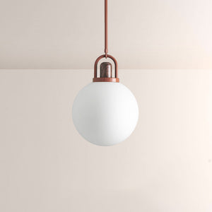 Arcane Wood Multi Tone Metal Orb Pendant