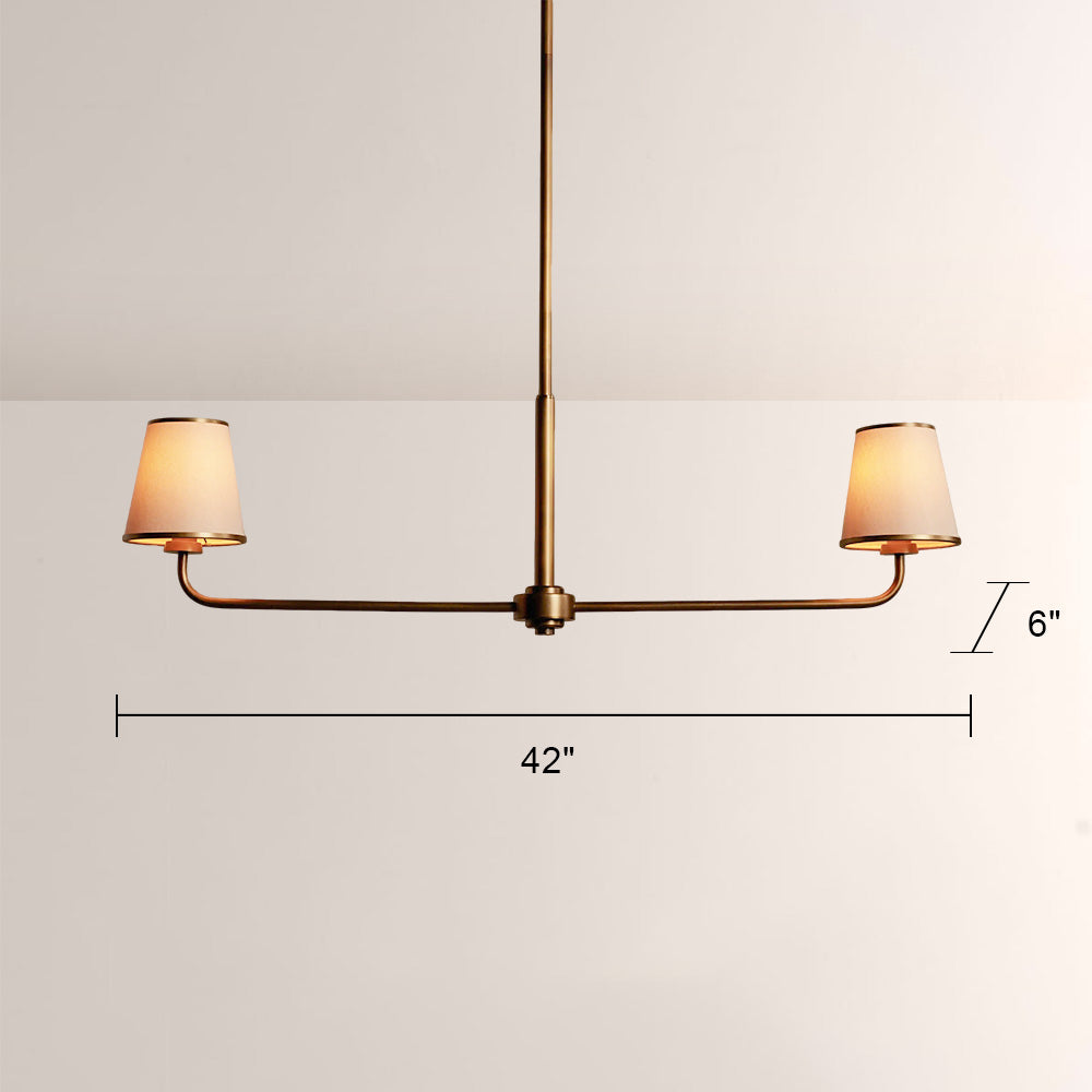 Adria 2-Light Linear Chandelier