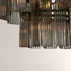 Delsia Linear Art Glass Chandelier
