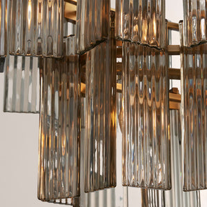 Delsia Linear Art Glass Chandelier