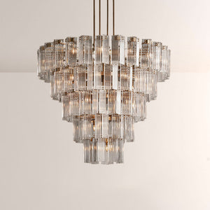 Delsia Round Art Glass  Chandelier 60"