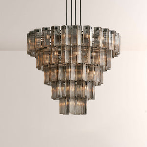 Delsia Round Art Glass  Chandelier 60"