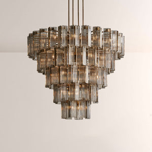Delsia Round Art Glass  Chandelier 60"