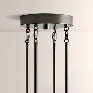 Delsia Round Art Glass  Chandelier 60"