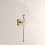 Axis Alabaster 1 Light Wall Sconce 21.6H