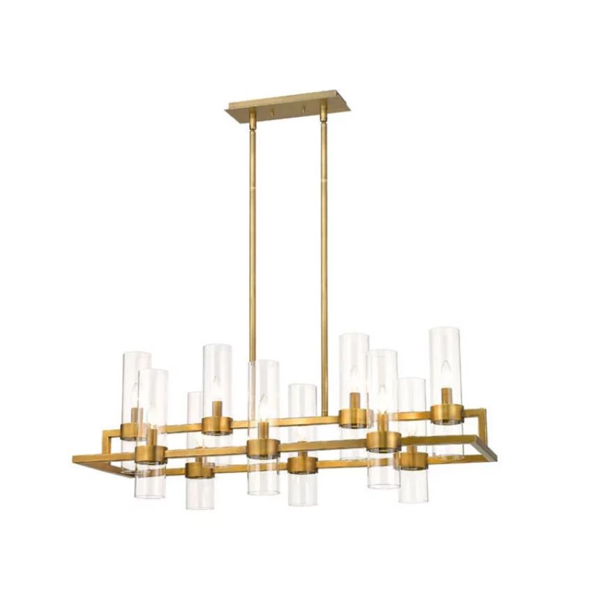 Brio Rectangles Chandelier 43"