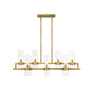 Brio Rectangles Chandelier 43"
