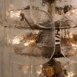 Blairo Tiered Blown Glass Chandelier