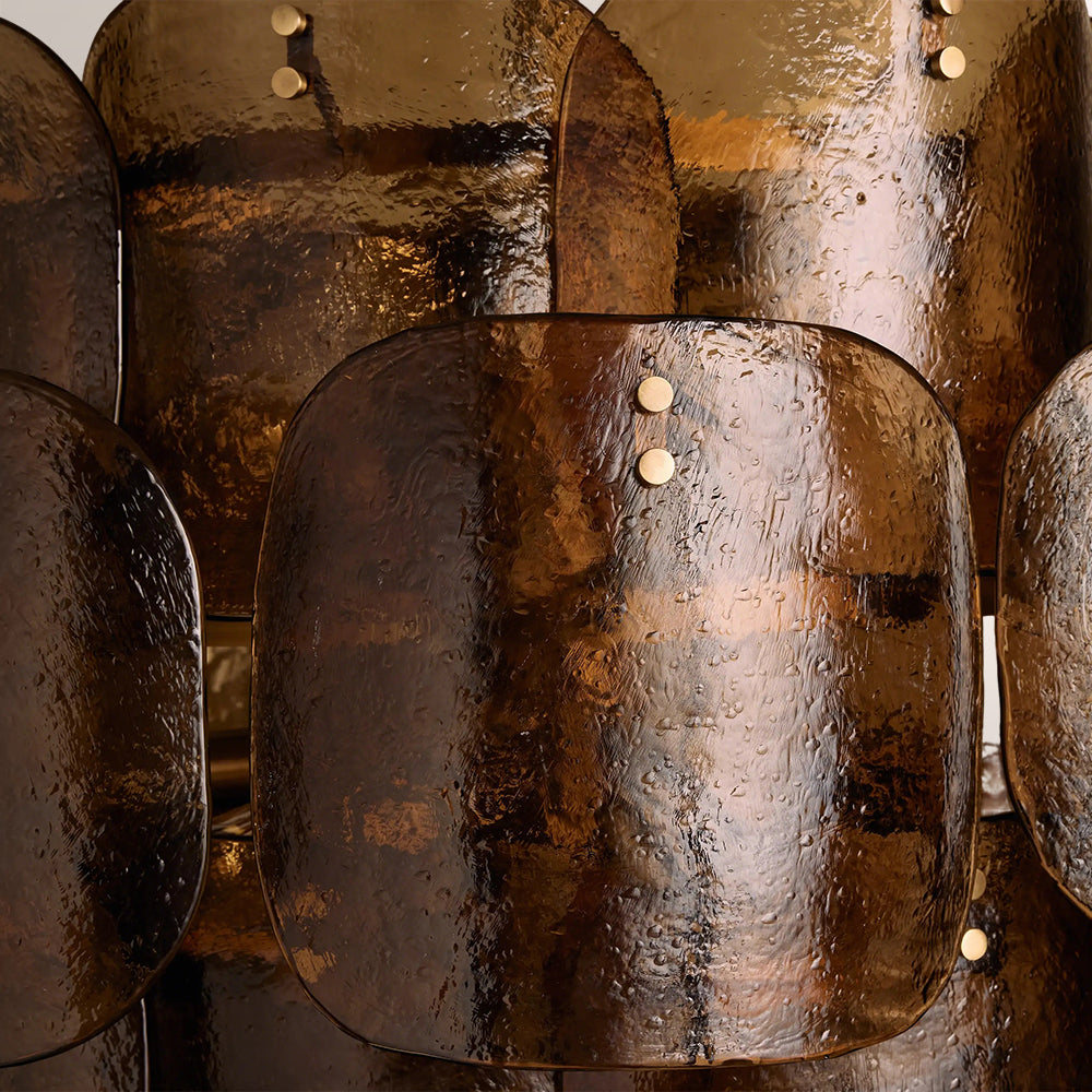 Blairo Tiered Blown Glass Chandelier