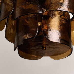 Blairo Tiered Blown Glass Chandelier