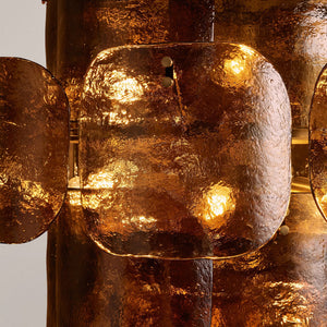 Blairo Tiered Blown Glass Chandelier