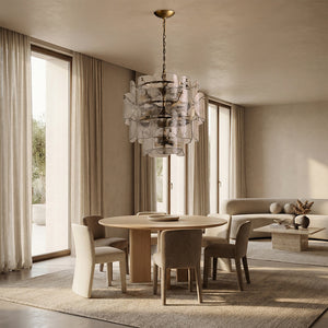 Blairo Tiered Blown Glass Chandelier