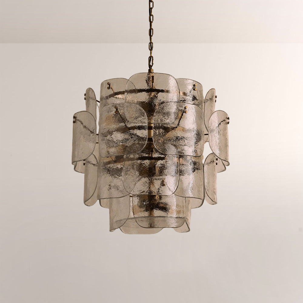 Blairo Tiered Blown Glass Chandelier