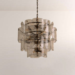 Blairo Tiered Blown Glass Chandelier