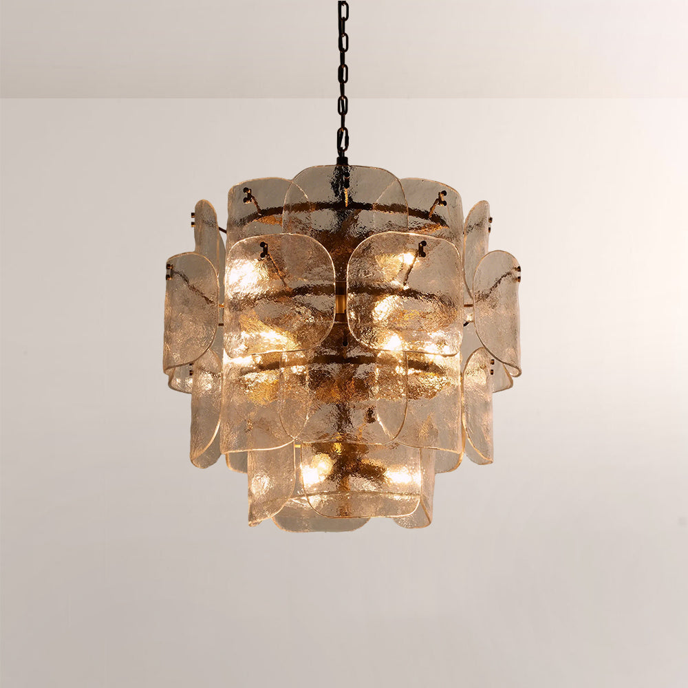 Blairo Tiered Blown Glass Chandelier