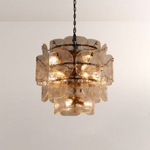 Blairo Tiered Blown Glass Chandelier