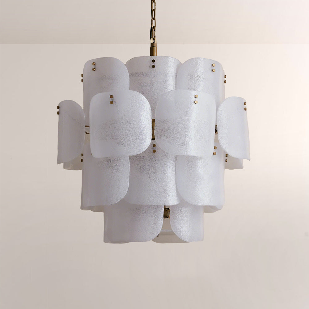 Blairo Tiered Blown Glass Chandelier